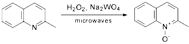 Scheme 1. Oxidation of quinaldine